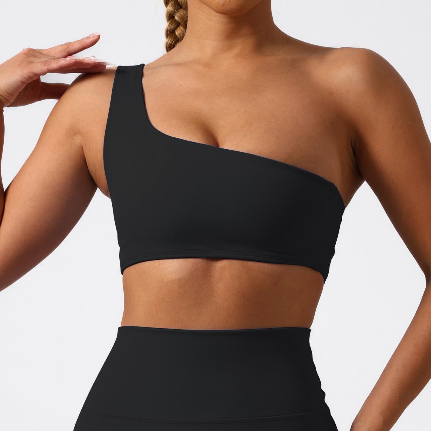 One-shoulder tank top