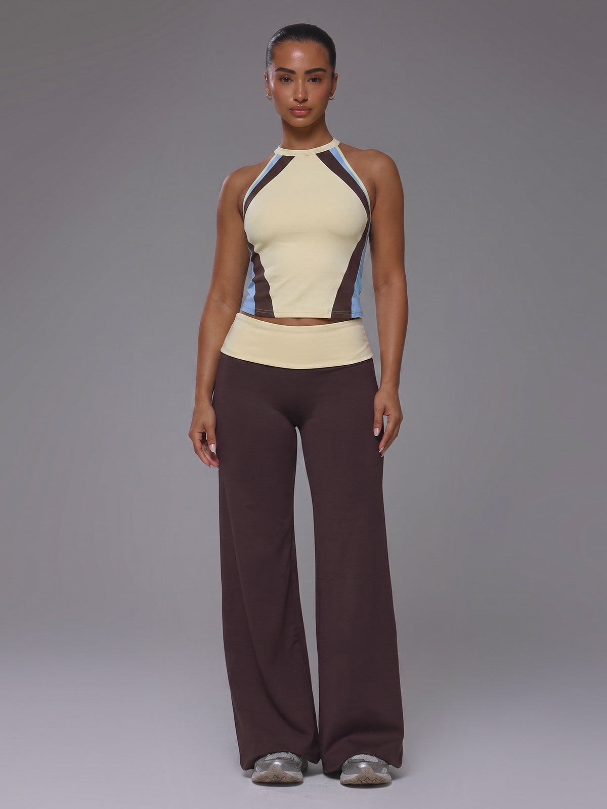 Foldover Waist Yoga Flare Leggings