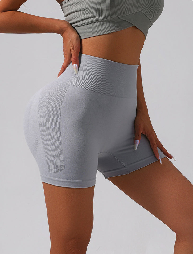 Lila Zen High-Waisted Seamless Solid Color Hip-Lifting and Tummy-Slimming Yoga Pants for Women