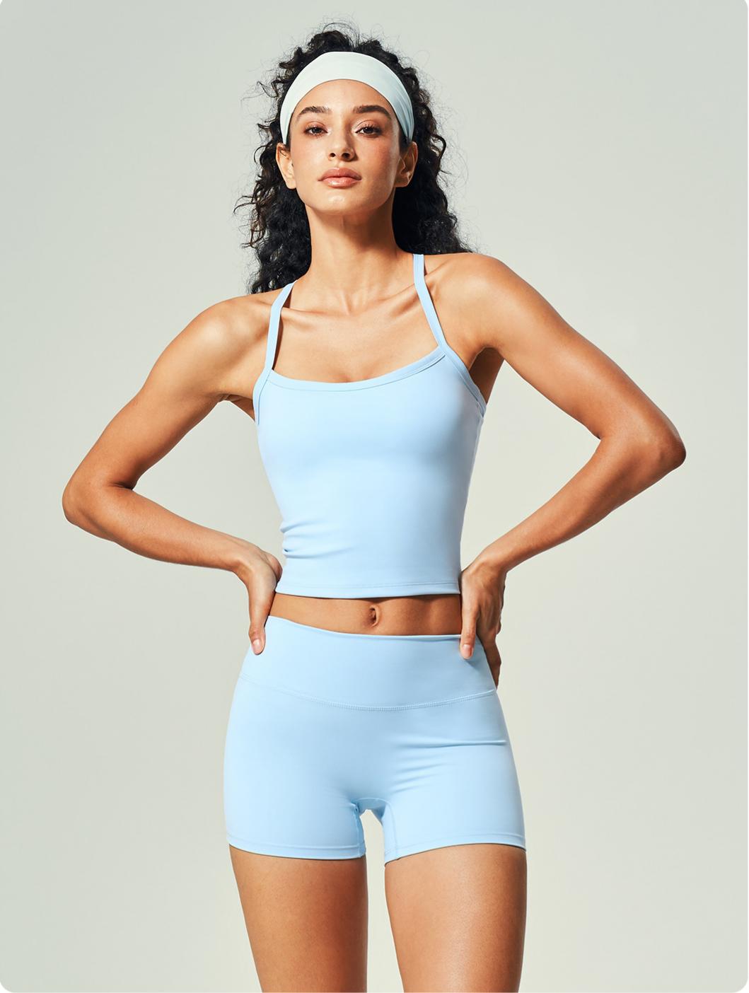 Lila Zen Hollow-out Back High-waisted Butt-lifting and Shaping Quick-drying Fitness Yoga Set