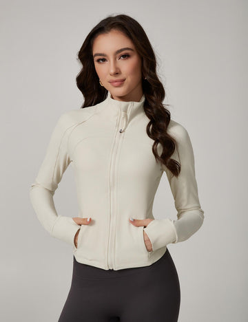 Lila Zen Slimming Fitness Long-Sleeved Yoga Top Cardigan Jacket