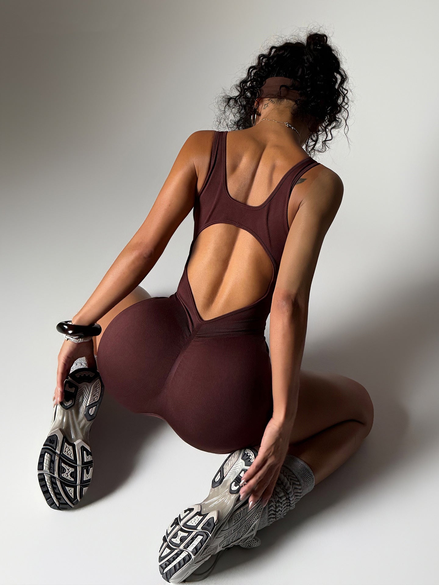 Lila Zen V Lila Zen V-neck Zipper Yoga Fitness Bodysuit