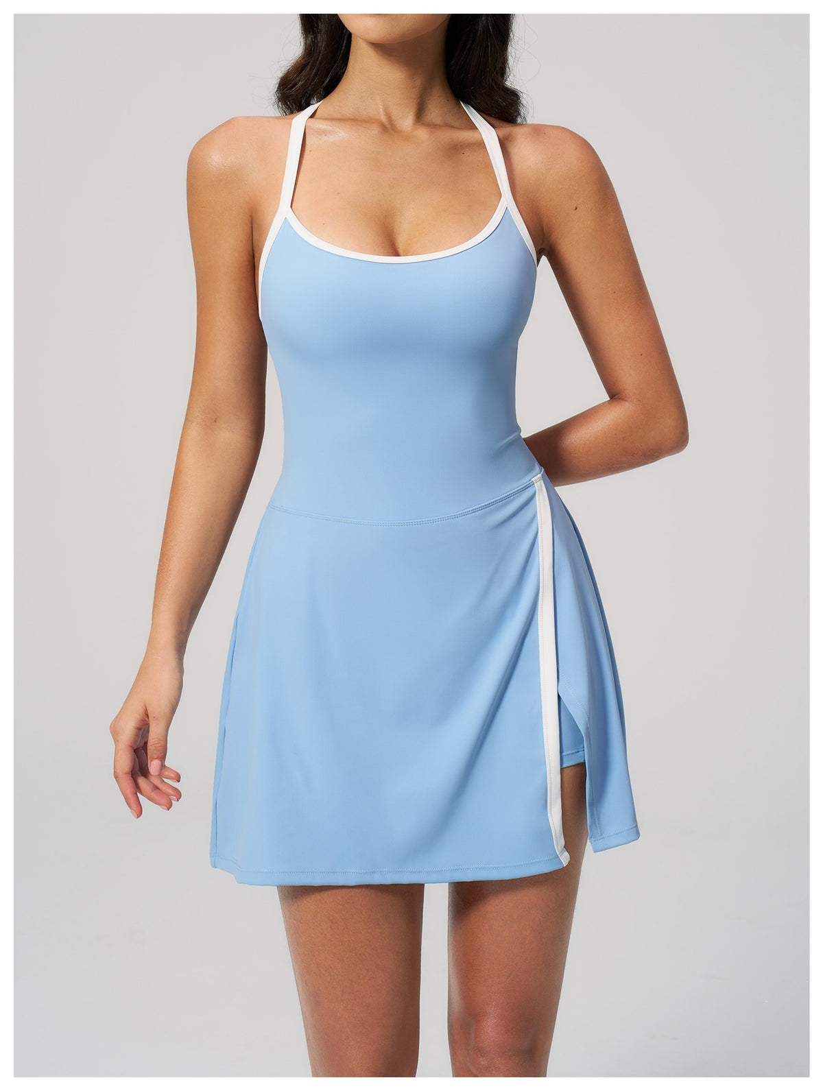 Women's Nude-Feel Cut-Out Yoga Dress