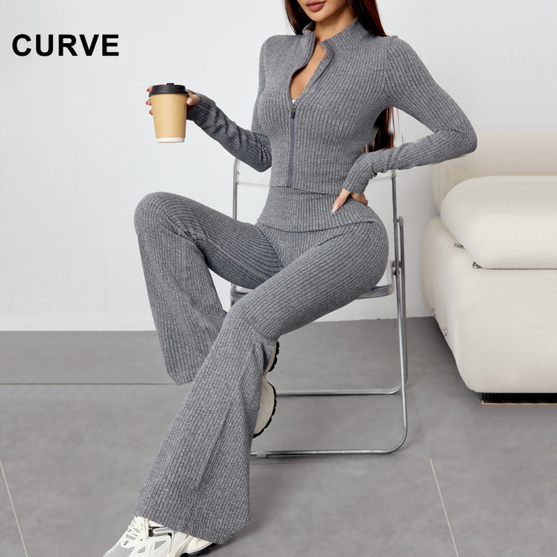 2-Piece Long Sleeve Bell Bottom Set