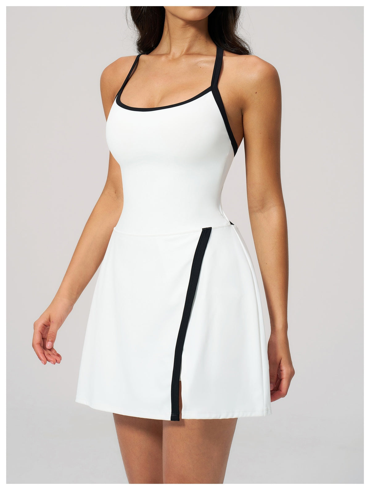 Women's Nude-Feel Cut-Out Yoga Dress