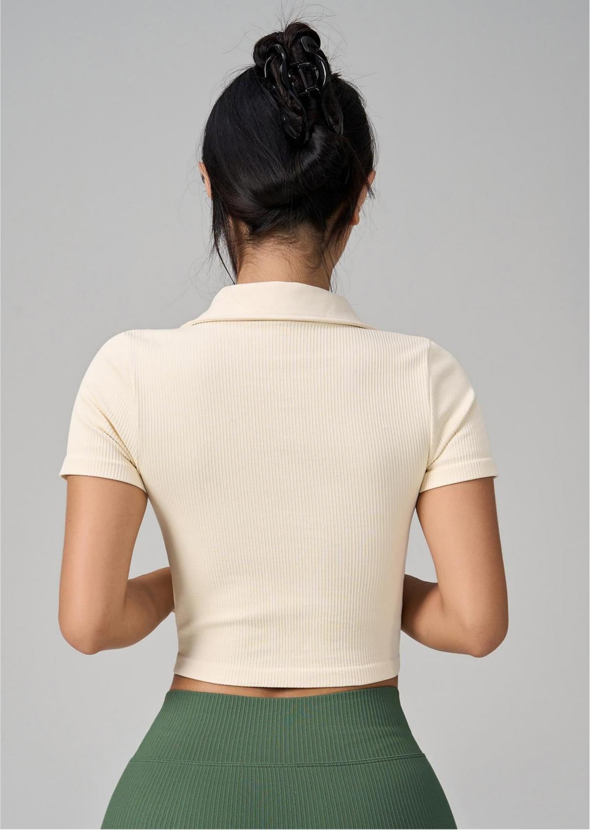 Lila Zen T Lila Zen 3D Seamless Yoga Workout T-Shirt