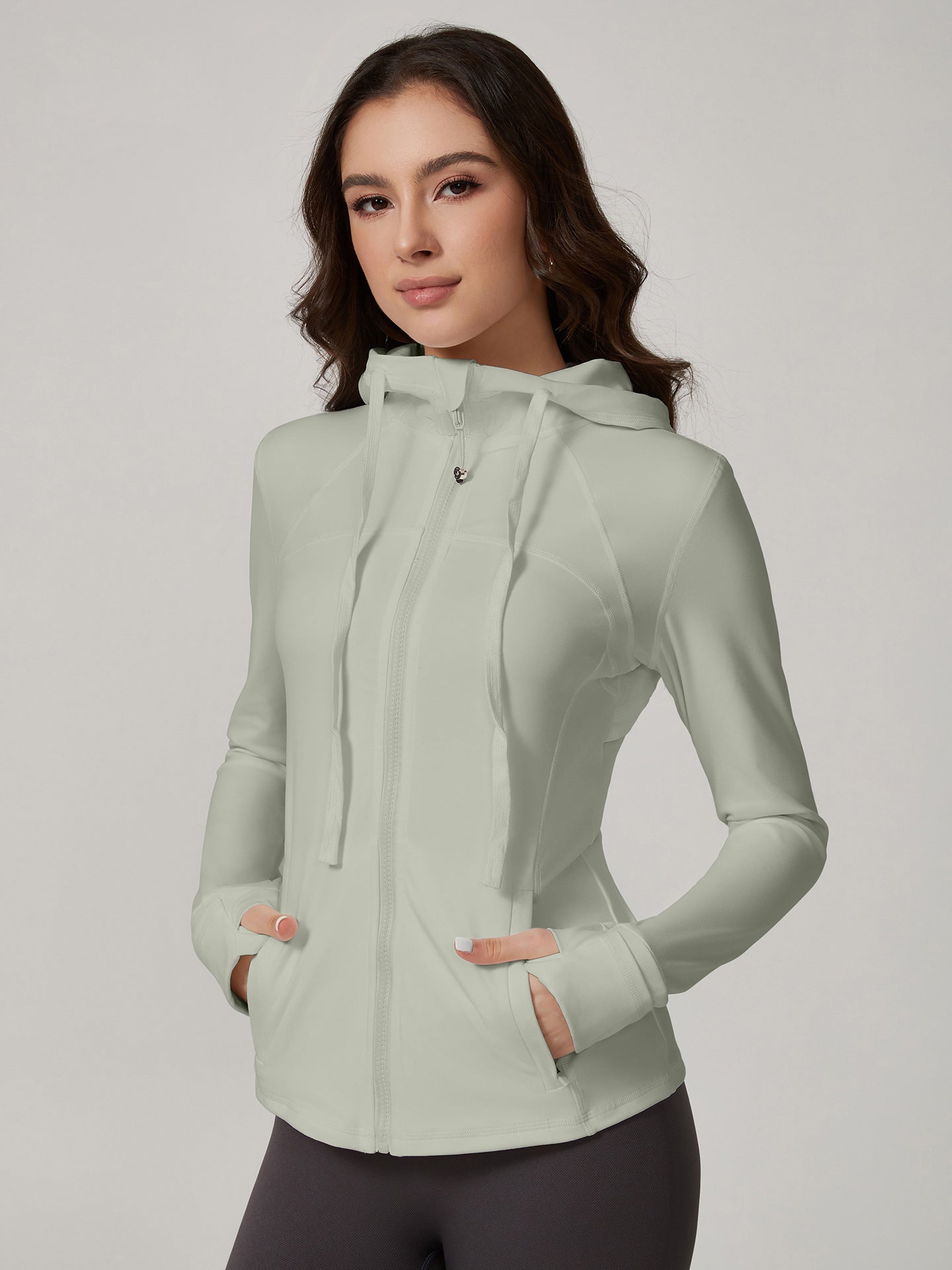 Lila Zen Slimming Fitness Long-Sleeved Yoga Top Cardigan Jacket