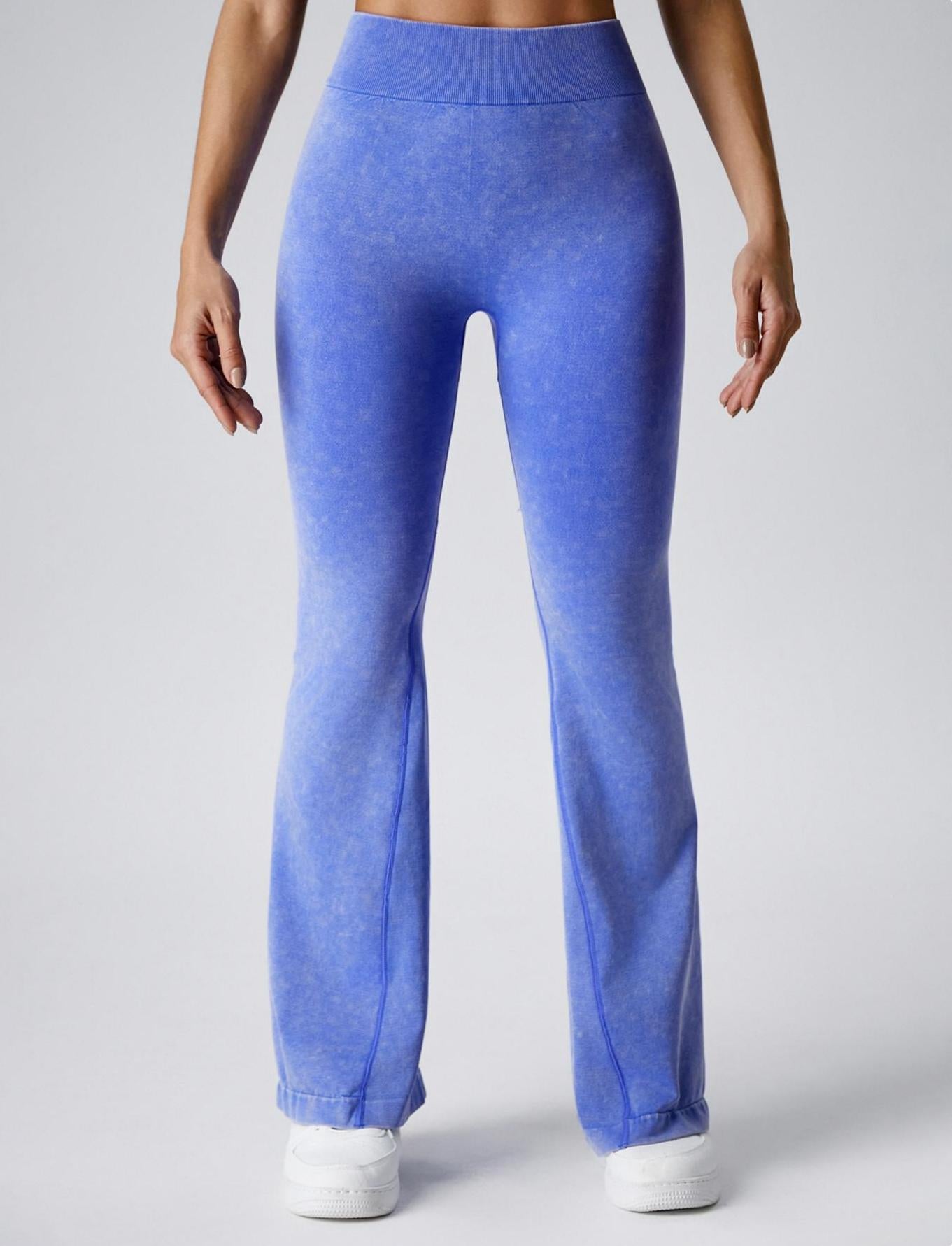 Lila Zen Women's Seamless Butt-Lifting Yoga Flare Pants