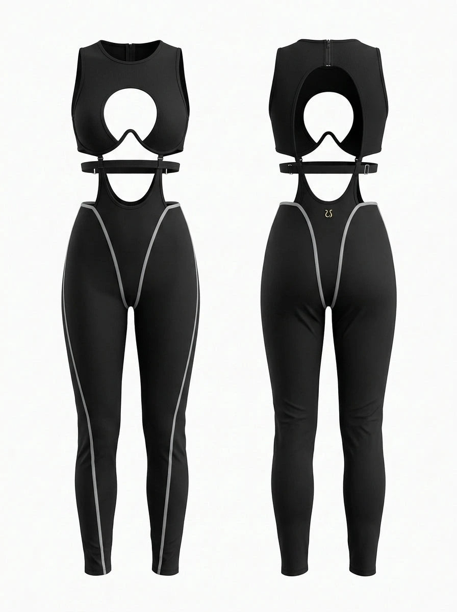 Sexy Hollow Out Jumpsuit