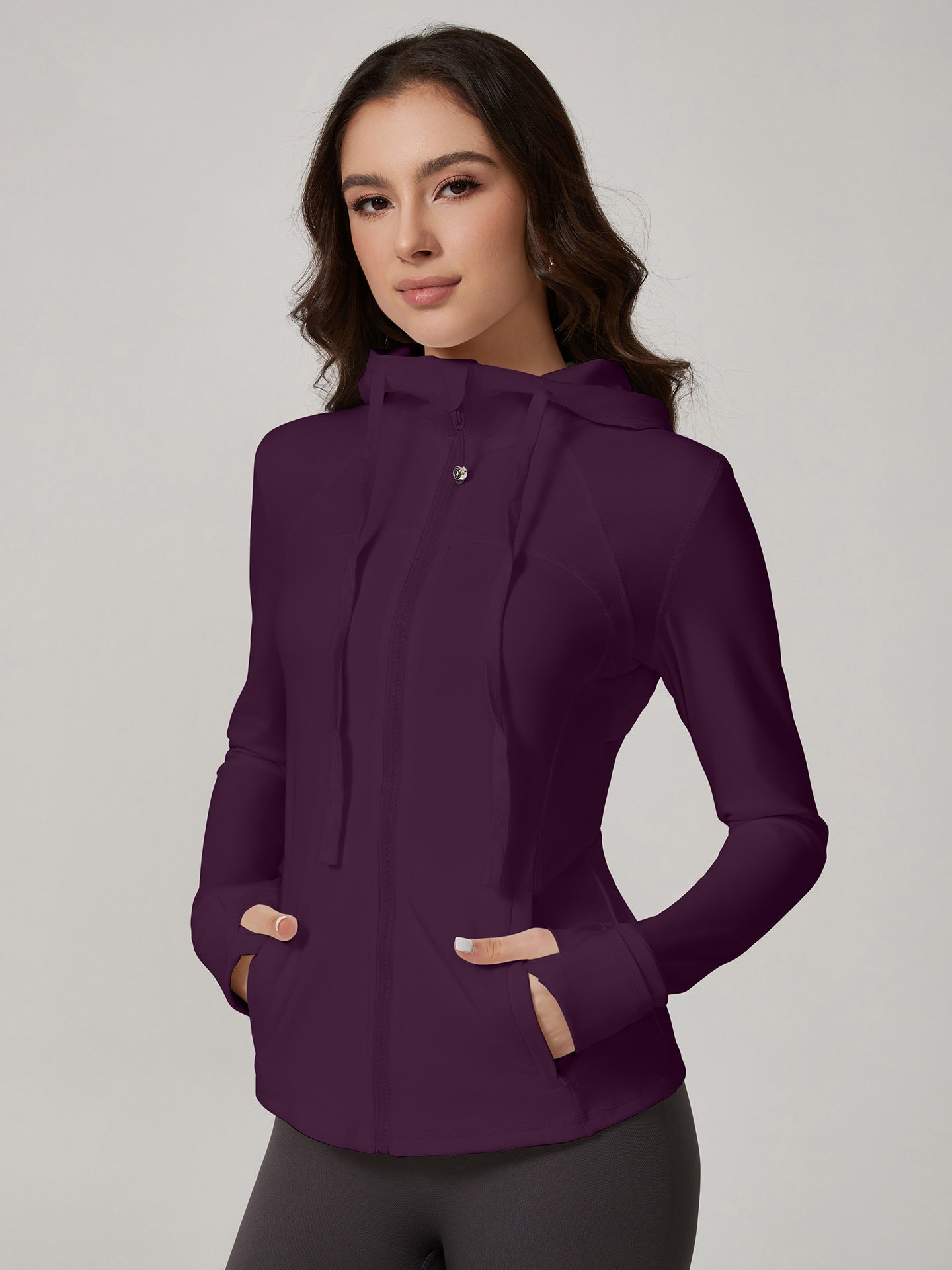 Lila Zen Slimming Fitness Long-Sleeved Yoga Top Cardigan Jacket