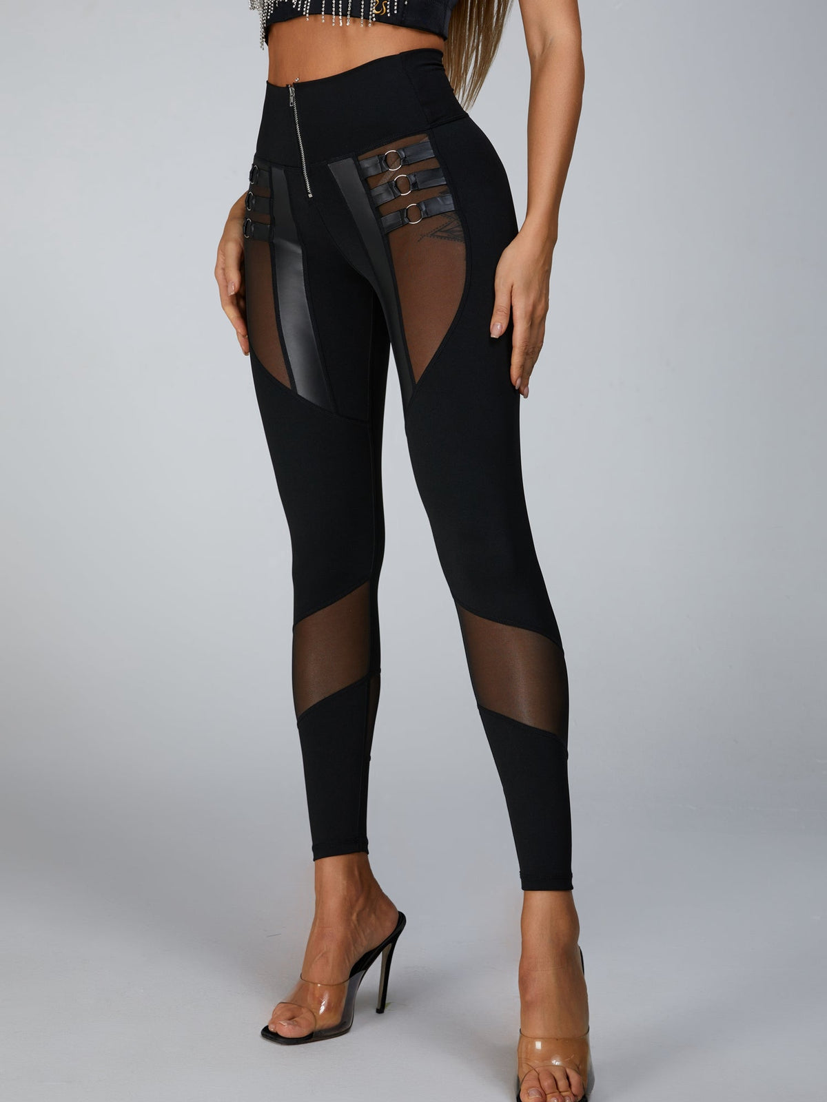 Zipper perspective Sexy Leggings
