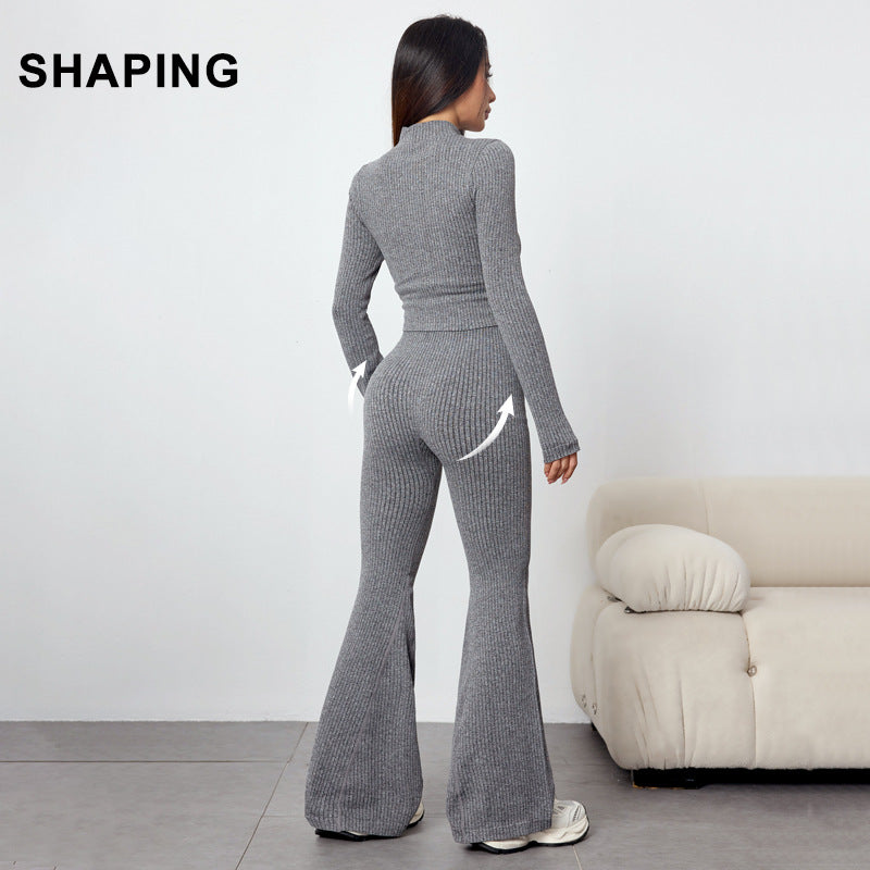 2-Piece Long Sleeve Bell Bottom Set