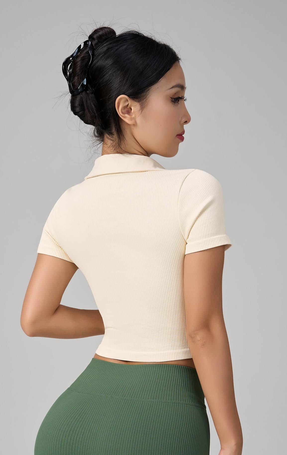 Lila Zen T Lila Zen 3D Seamless Yoga Workout T-Shirt