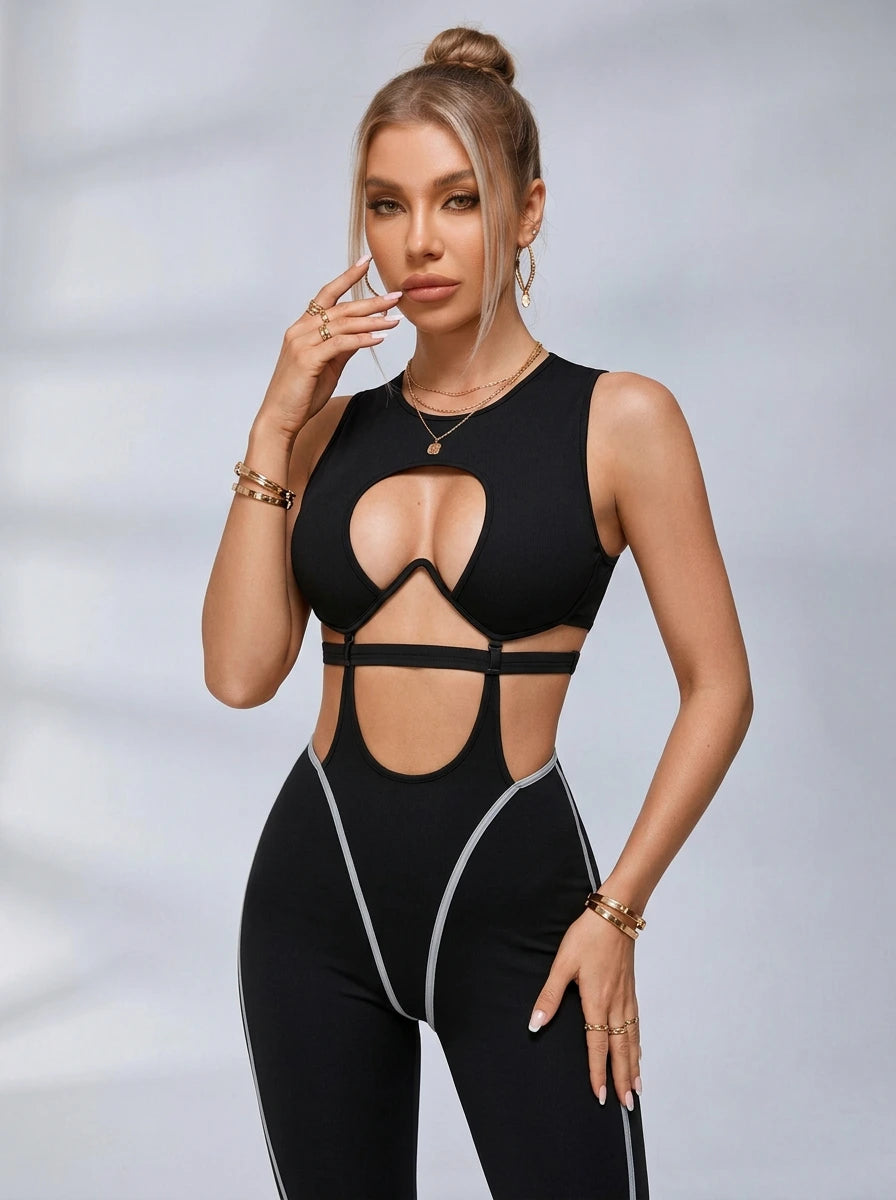 Sexy Hollow Out Jumpsuit