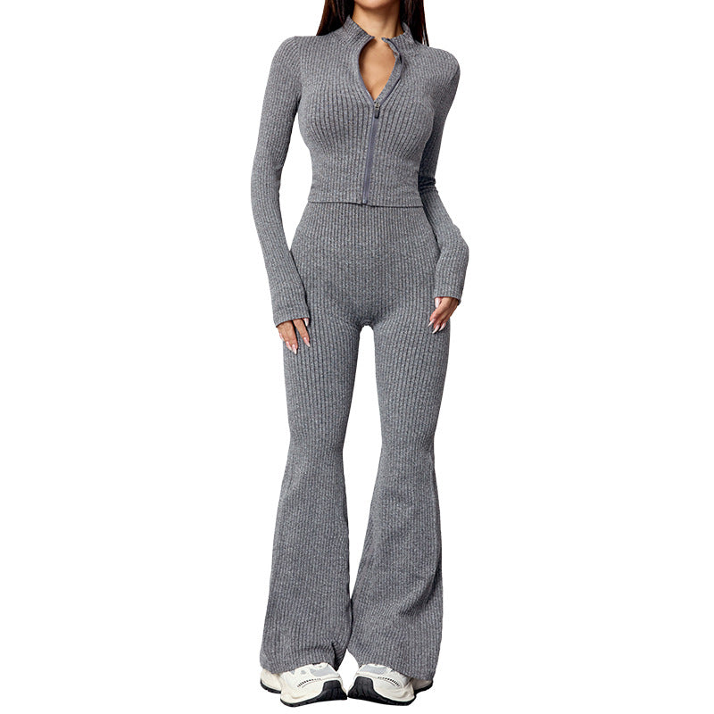 2-Piece Long Sleeve Bell Bottom Set
