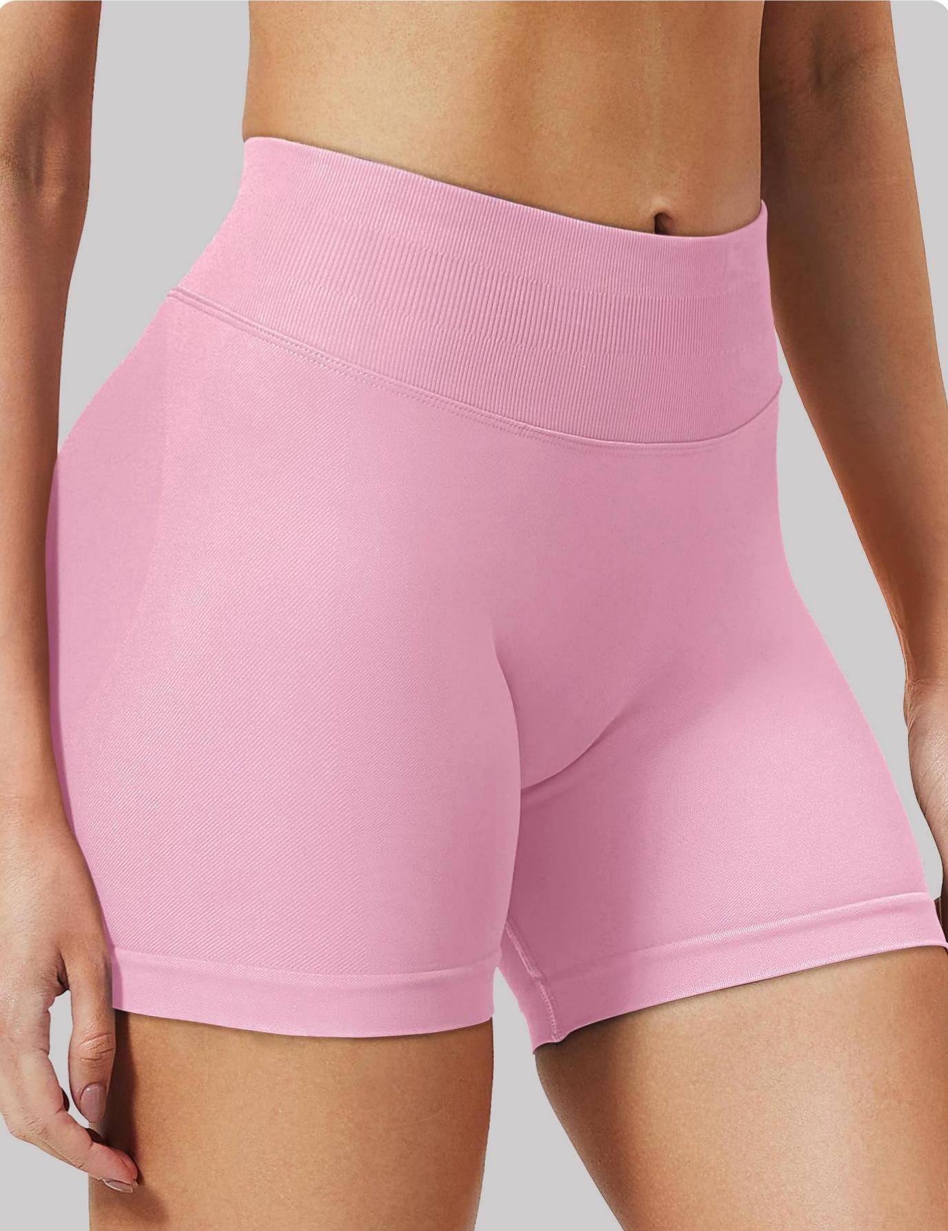 Lila Zen Seamless High-Waist Booty-Lifting Yoga Shorts