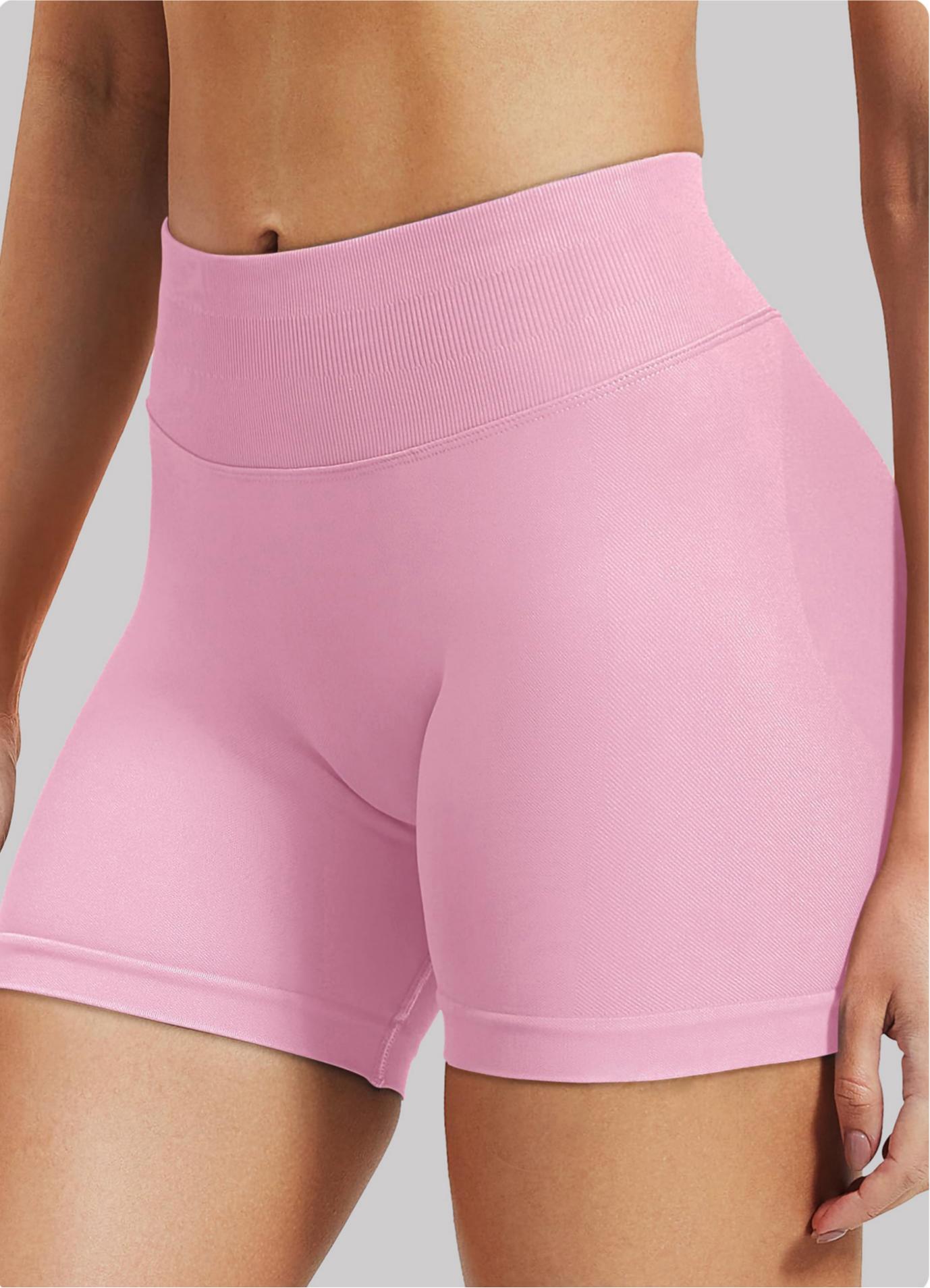 Lila Zen Seamless High-Waist Booty-Lifting Yoga Shorts
