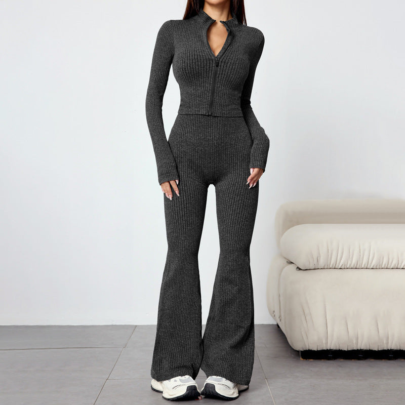 2-Piece Long Sleeve Bell Bottom Set