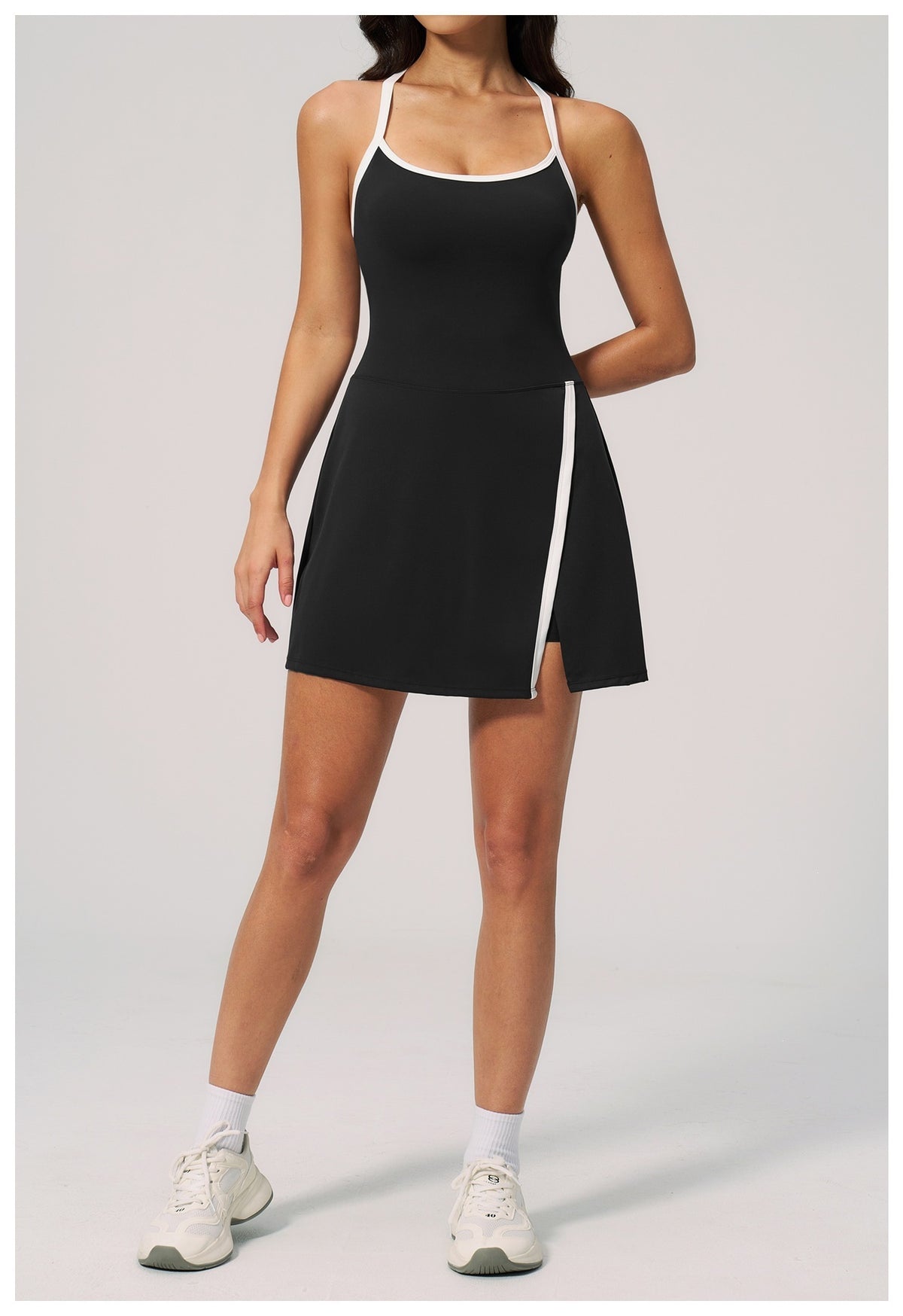 Women's Nude-Feel Cut-Out Yoga Dress