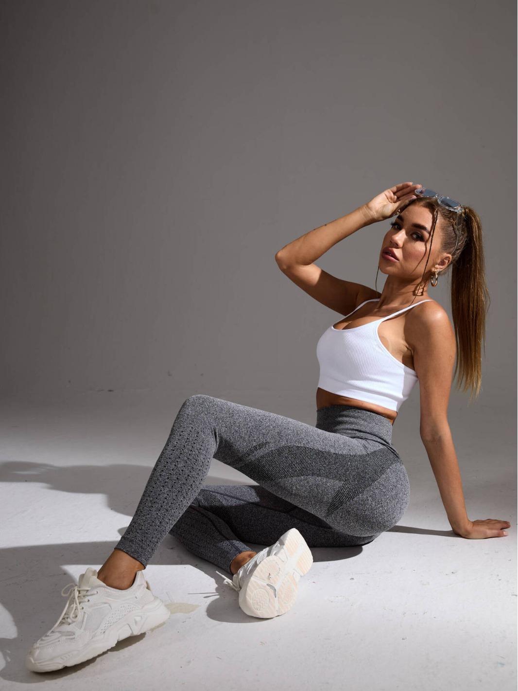 Lila Zen Seamless High-Waisted Peach-Shaped Hip-Lifting Fitness Yoga Pants