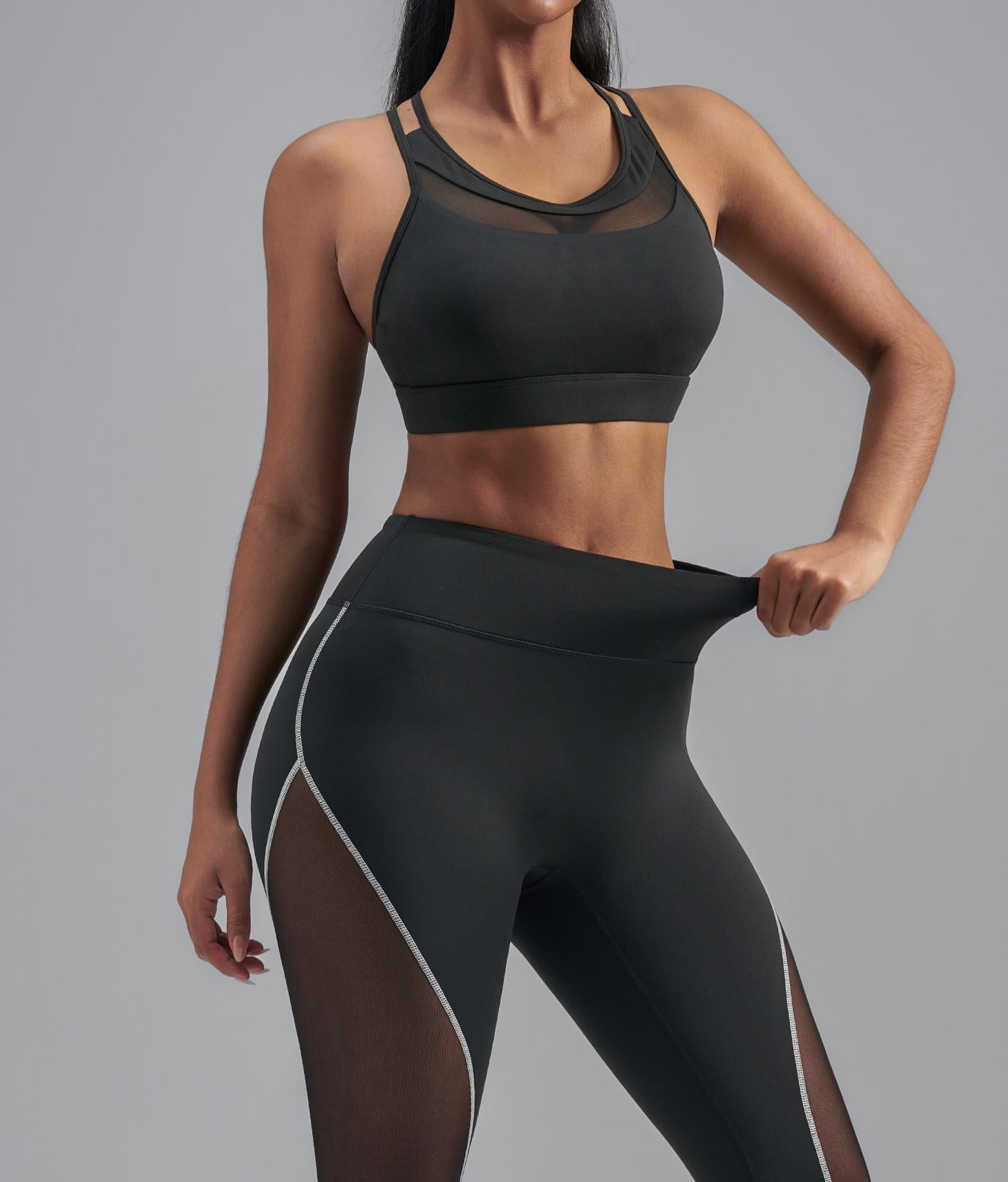 Lila Zen Elastic mesh bra