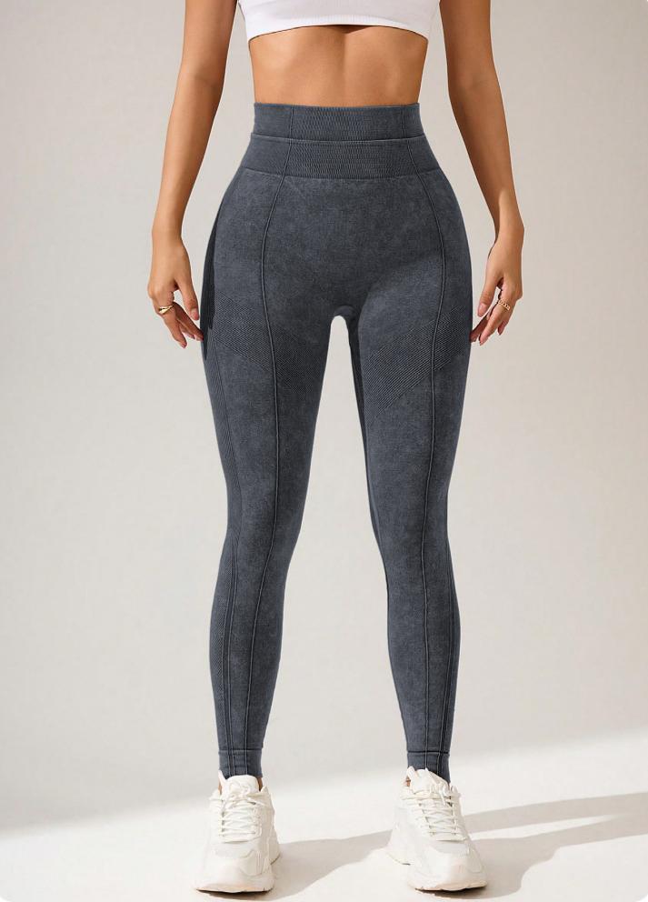 Lila Zen Women's Double Waist Lifting and Hip Shaping Yoga Pants with Back Pockets