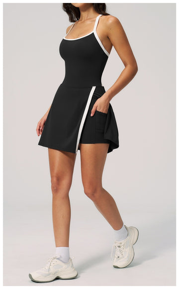 Women's Nude-Feel Cut-Out Yoga Dress