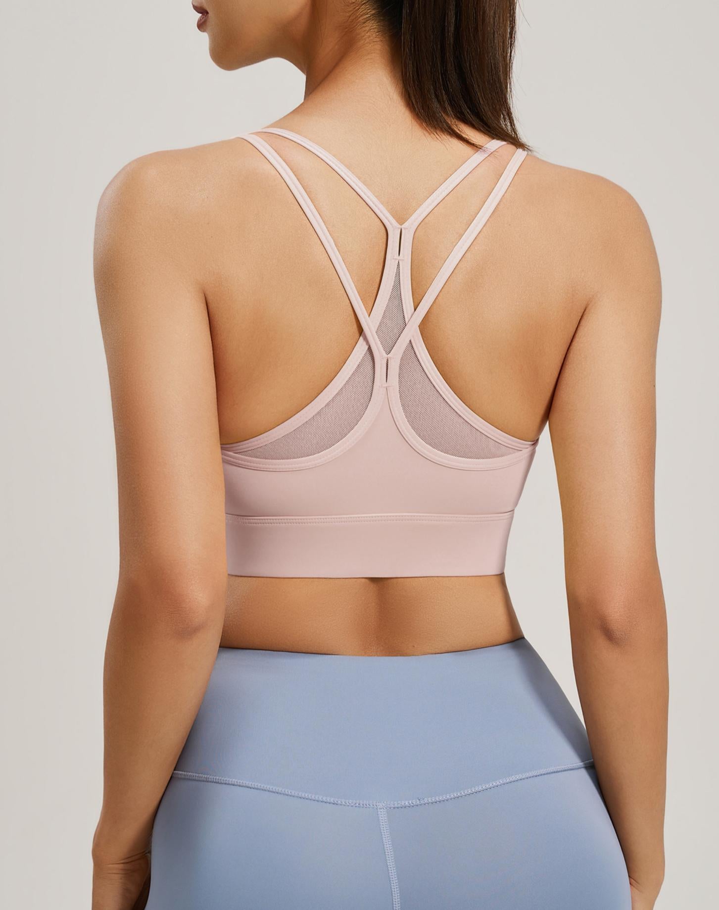Lila Zen High-Strength Shock-Absorbing Cross-Back Sports Yoga Fitness Bra