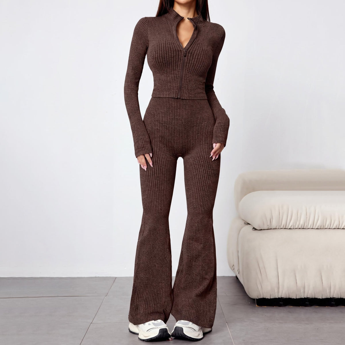 2-Piece Long Sleeve Bell Bottom Set