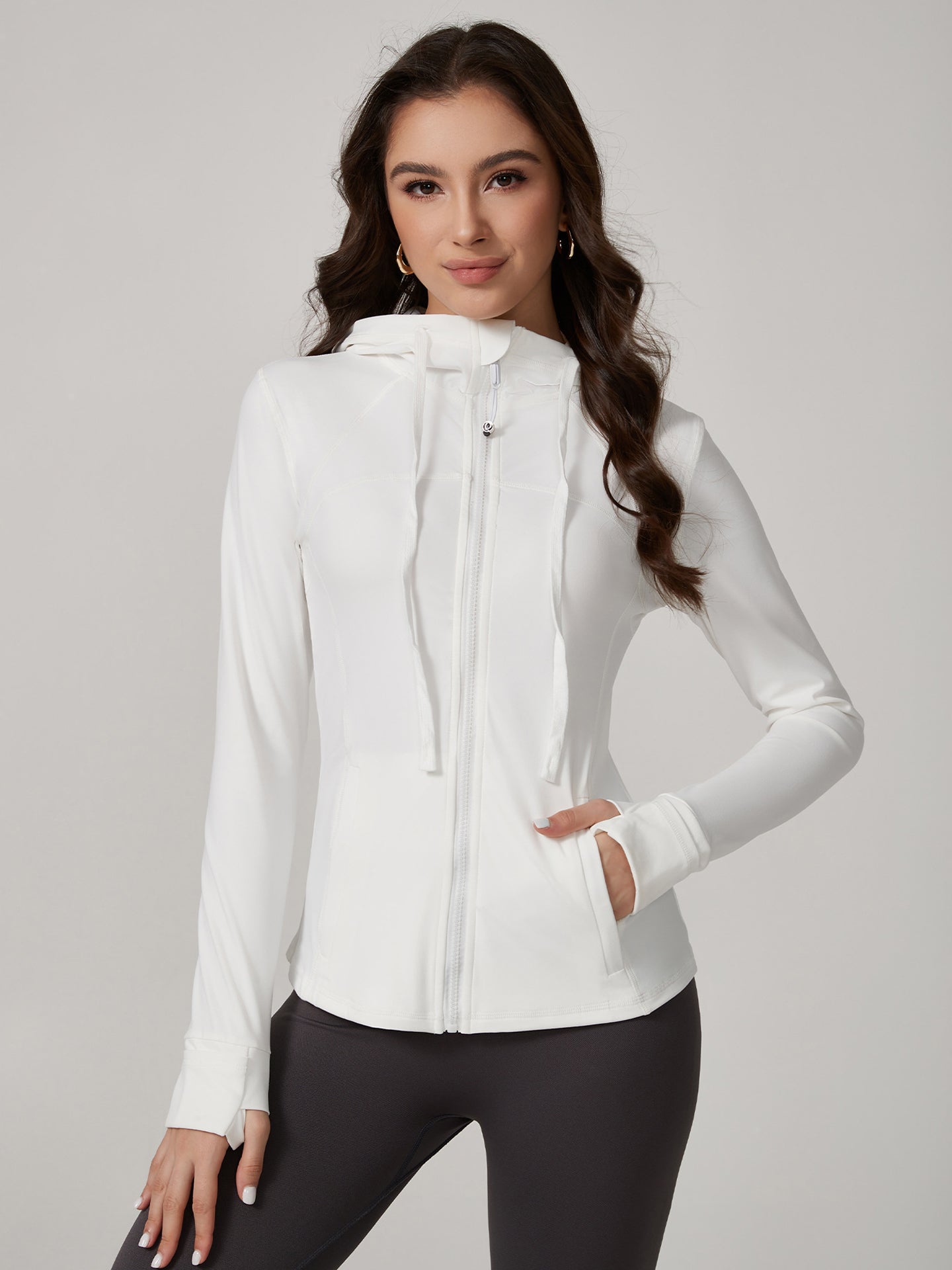 Lila Zen Slimming Fitness Long-Sleeved Yoga Top Cardigan Jacket
