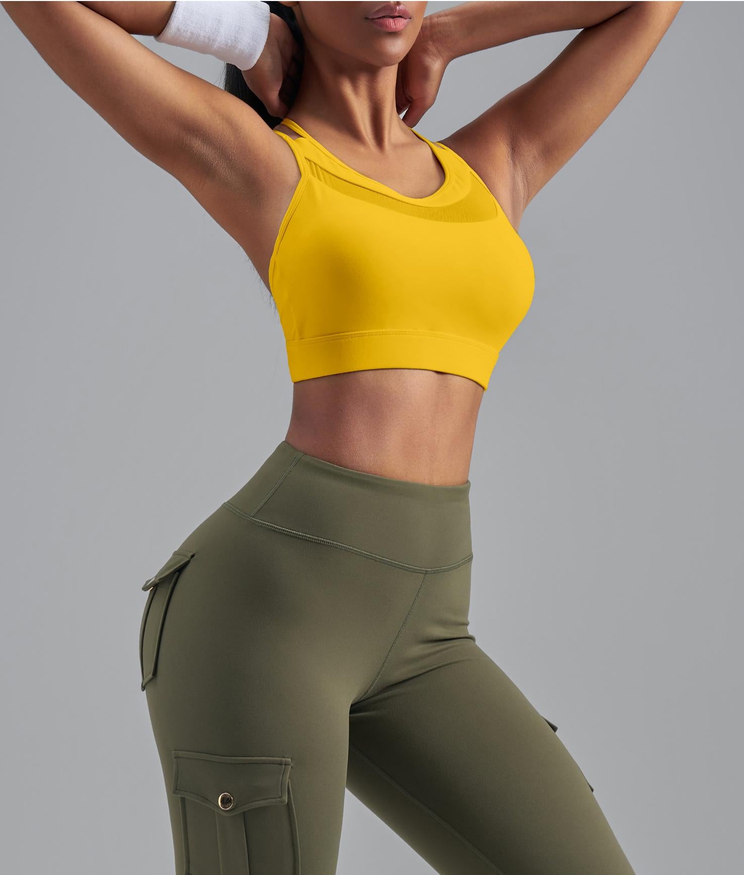 Lila Zen Elastic mesh bra