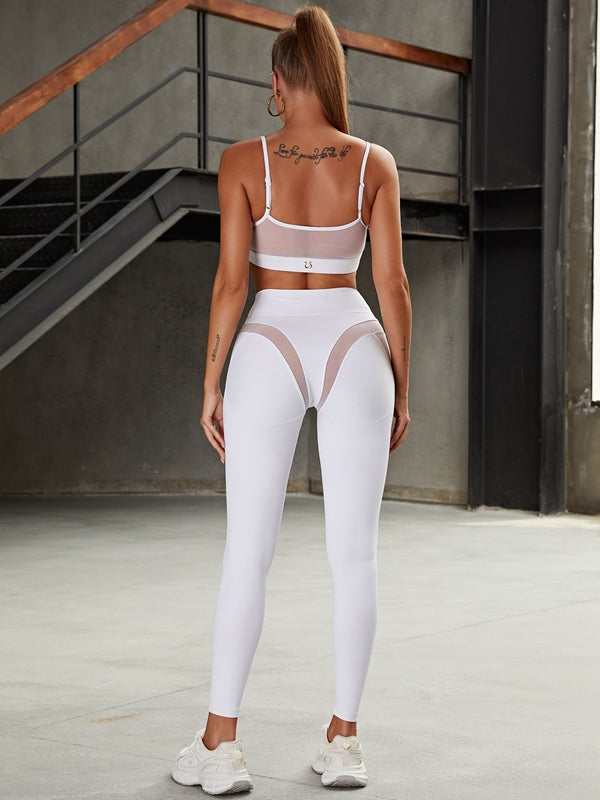 Super Sexy Unique Mesh Hip-lift Tracksuit
