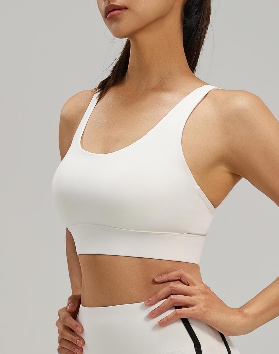 Lila Zen High-Strength Shock-Absorbing Cross-Back Sports Yoga Fitness Bra