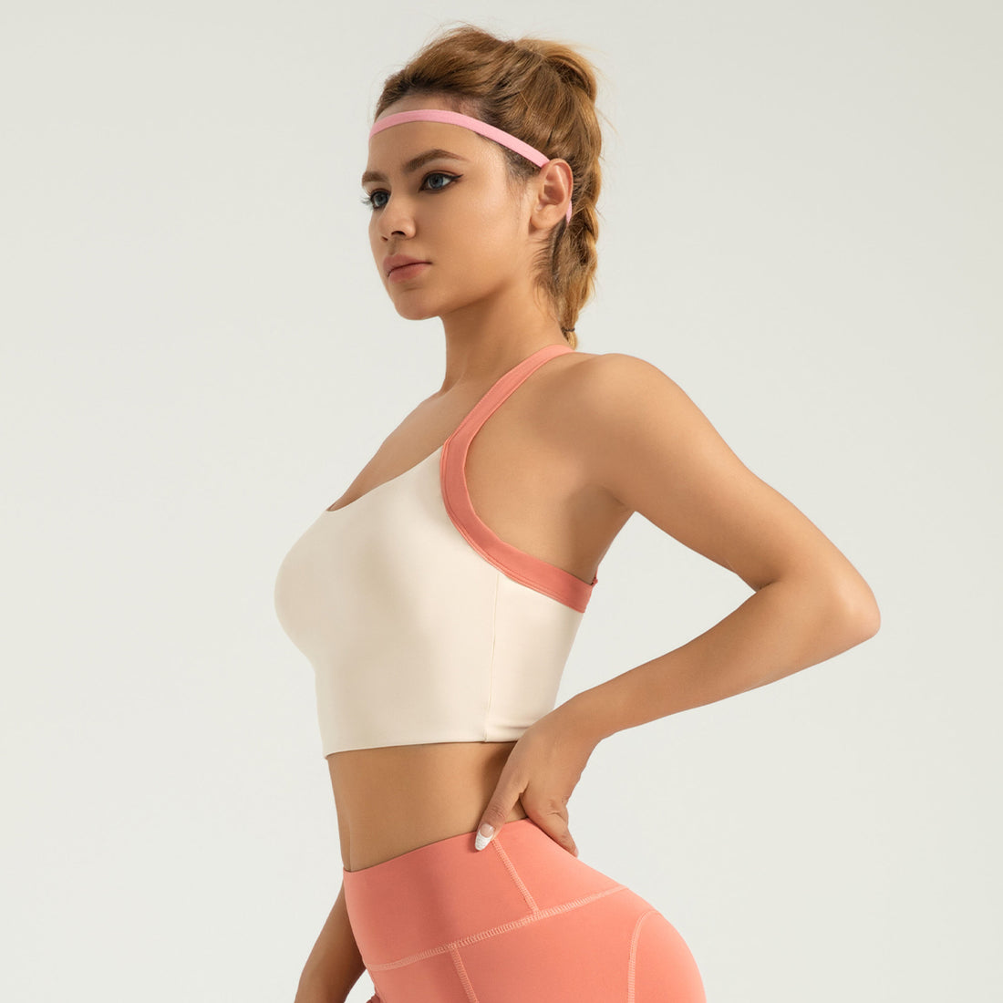 Lila Zen One-piece backless sports bra