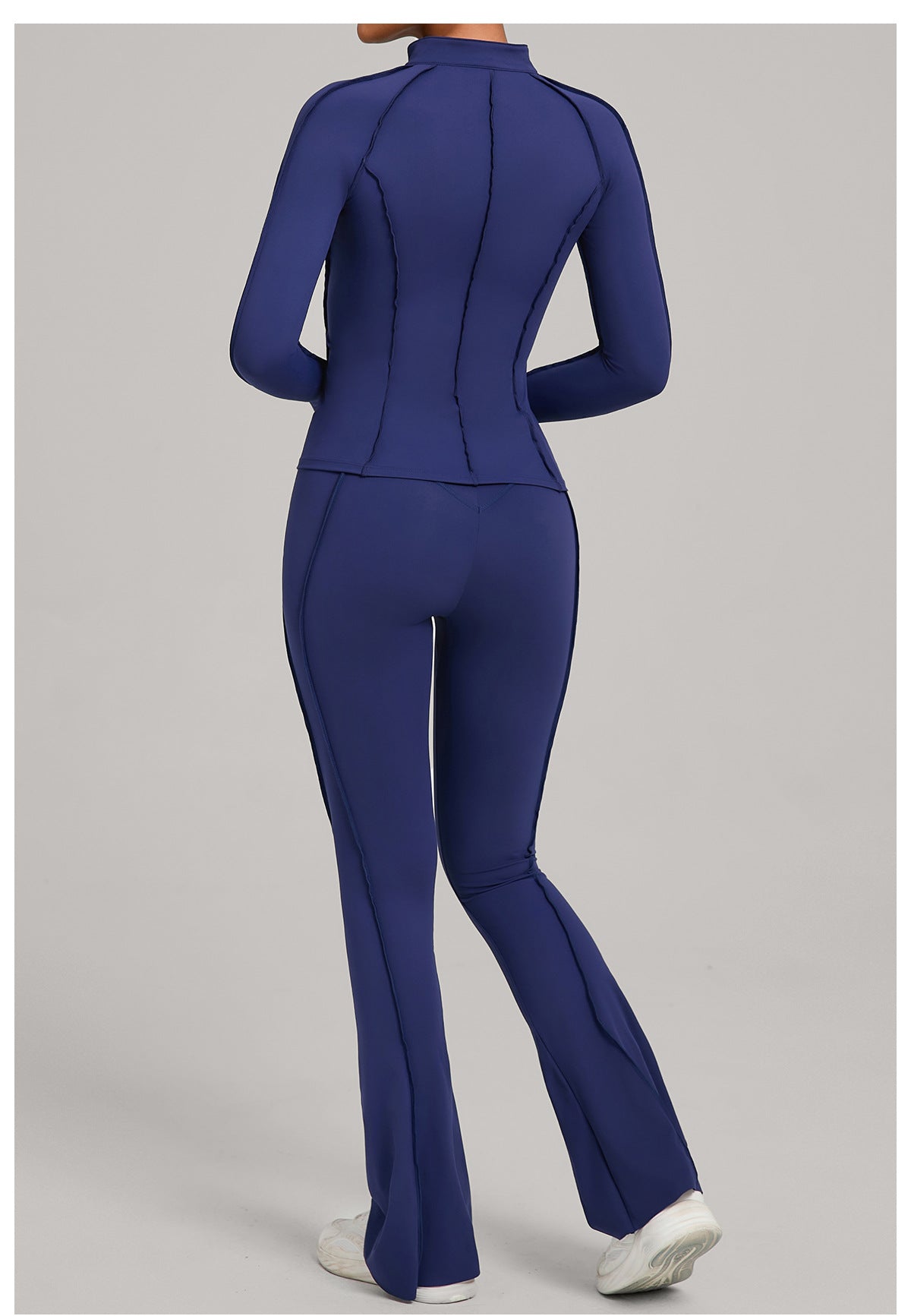 Sculpt Seam Zip Jacket & Flare Leggings Set