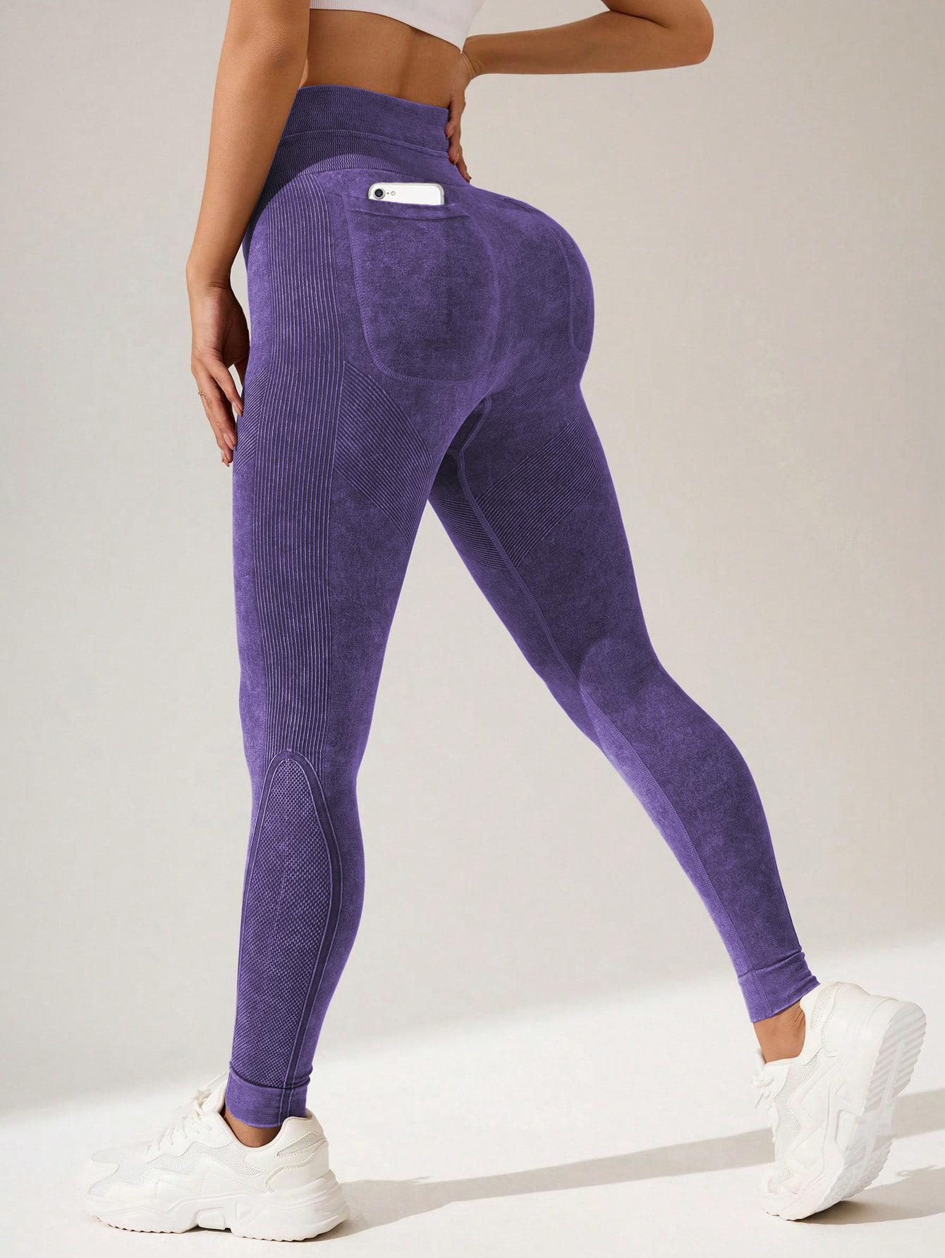Lila Zen Women's Double Waist Lifting and Hip Shaping Yoga Pants with Back Pockets