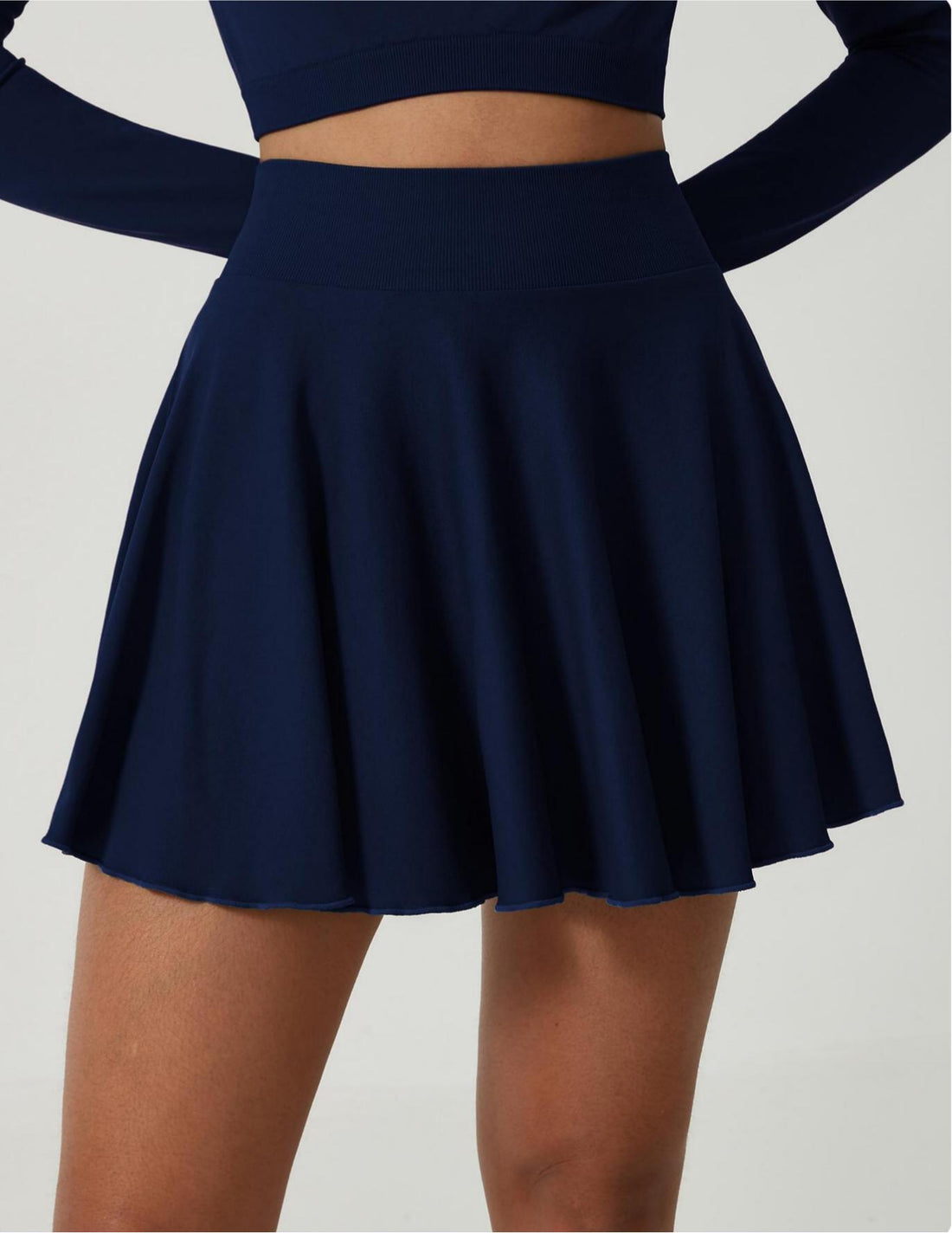Lila Zen High-Waisted Tennis Yoga Skirt with Pockets