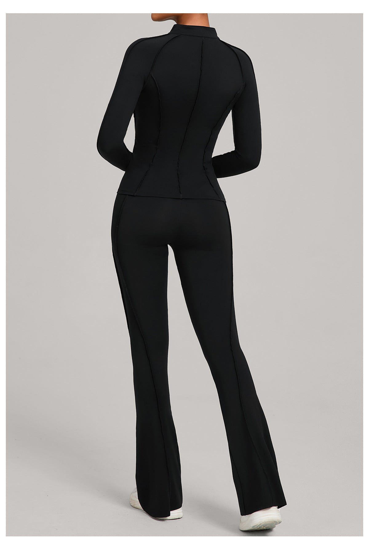 Sculpt Seam Zip Jacket & Flare Leggings Set