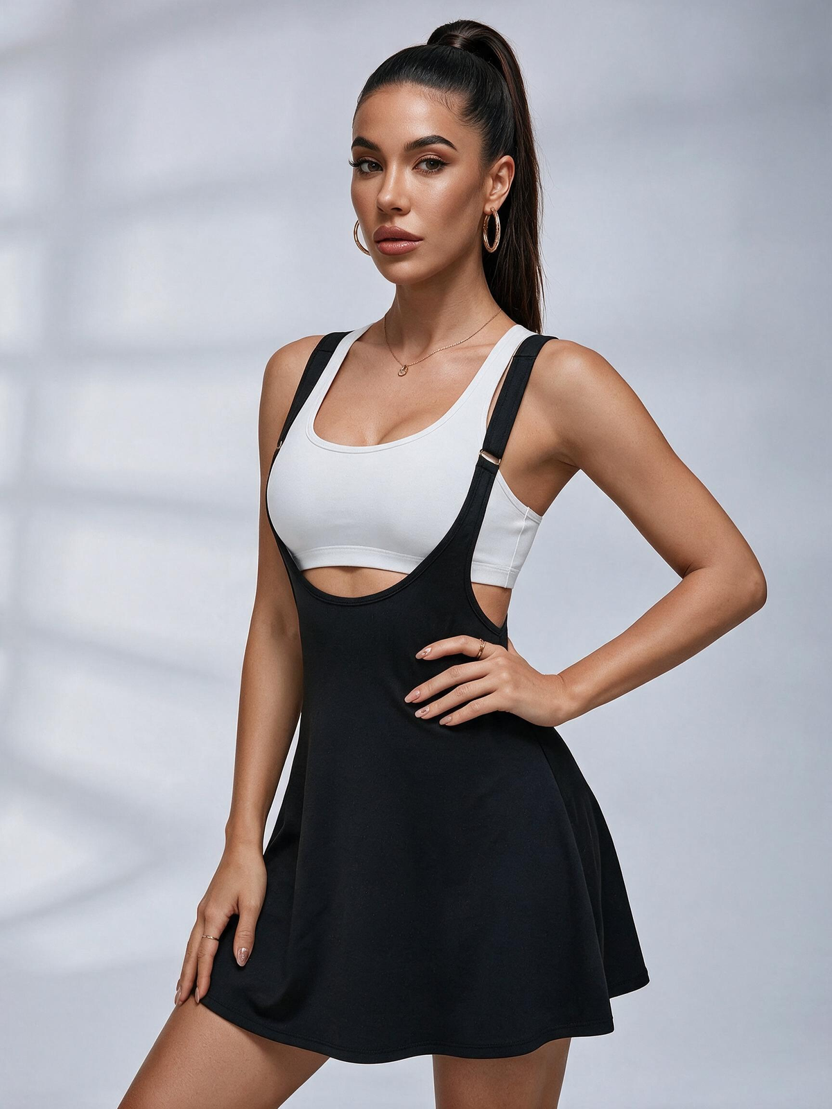 Sporty  Two-piece Overalls Jumpsuit