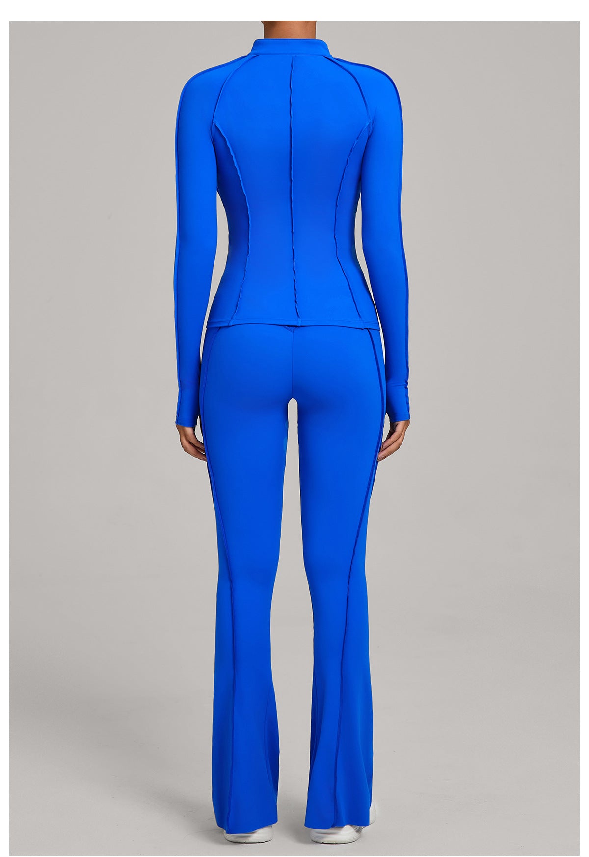 Sculpt Seam Zip Jacket & Flare Leggings Set