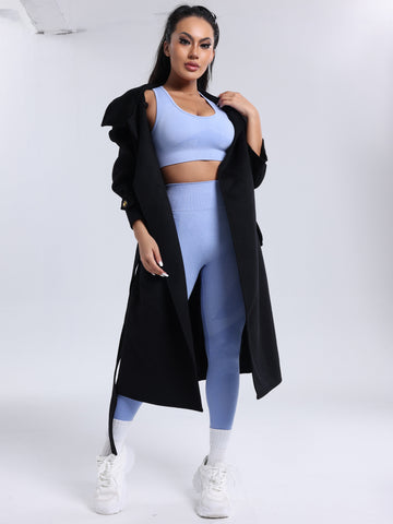 Lila Zen Seamless Sculpt Sports Bra & High-Waisted Leggings Set