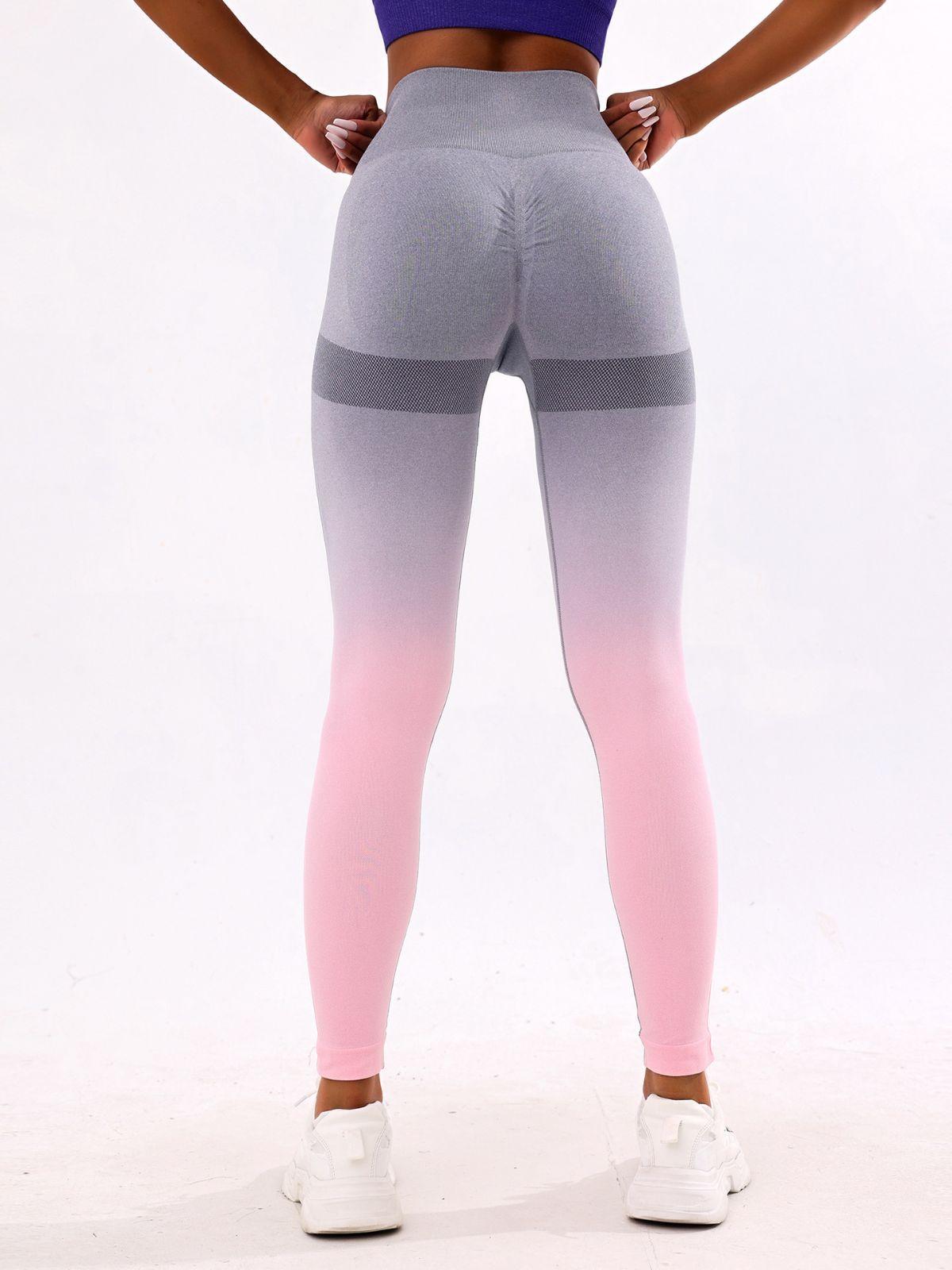 Lila Zen Women's Gradient Quick-Drying High-Waisted Yoga Pants