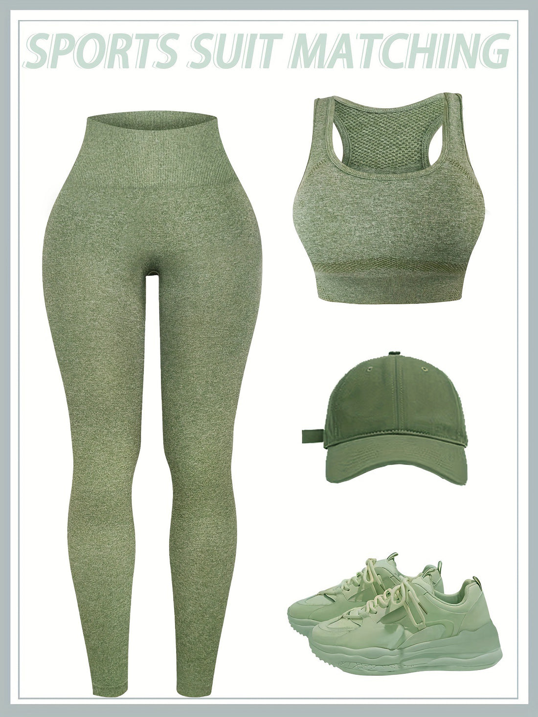 Lila Zen Seamless Racerback Sports Tank & High-Waist Butt-Lifting Leggings Set