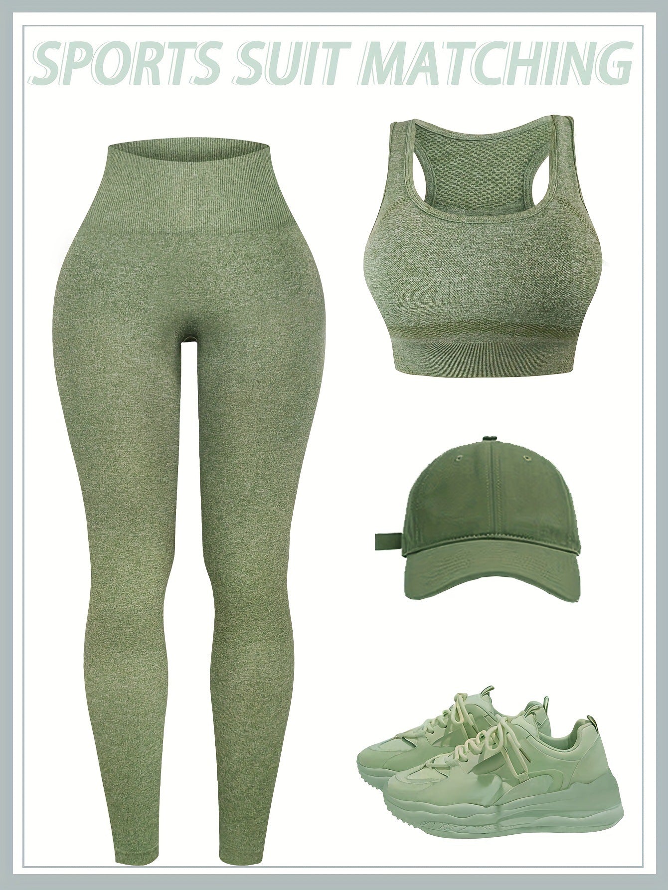 Lila Zen Seamless Racerback Sports Tank & High-Waist Butt-Lifting Leggings Set