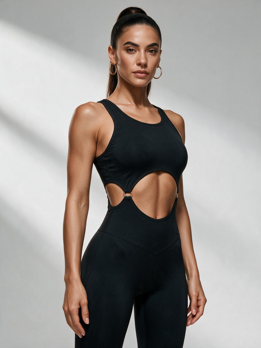 Lila Zen Cutout Sculpt Jumpsuit