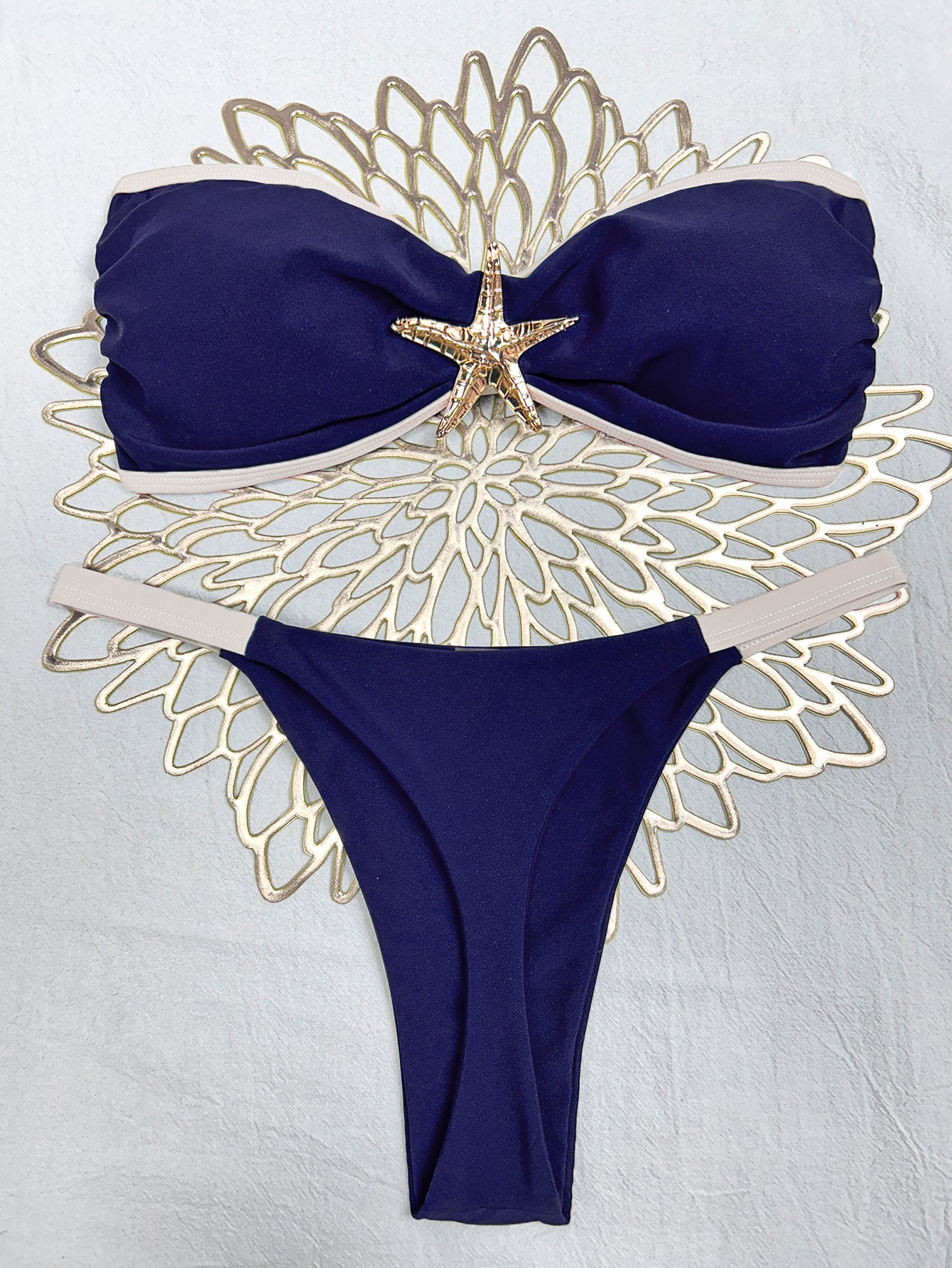 Starfish Charm Bandeau Bikini Set