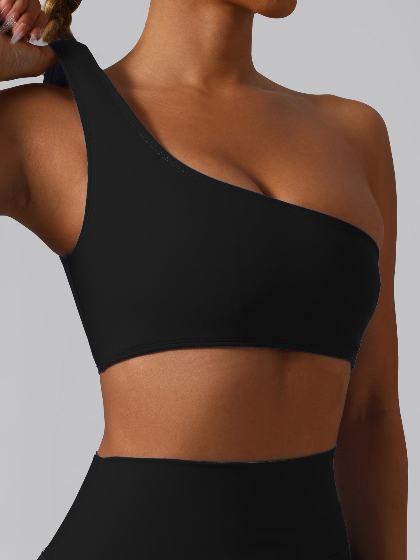 Lila Zen One-shoulder tank top
