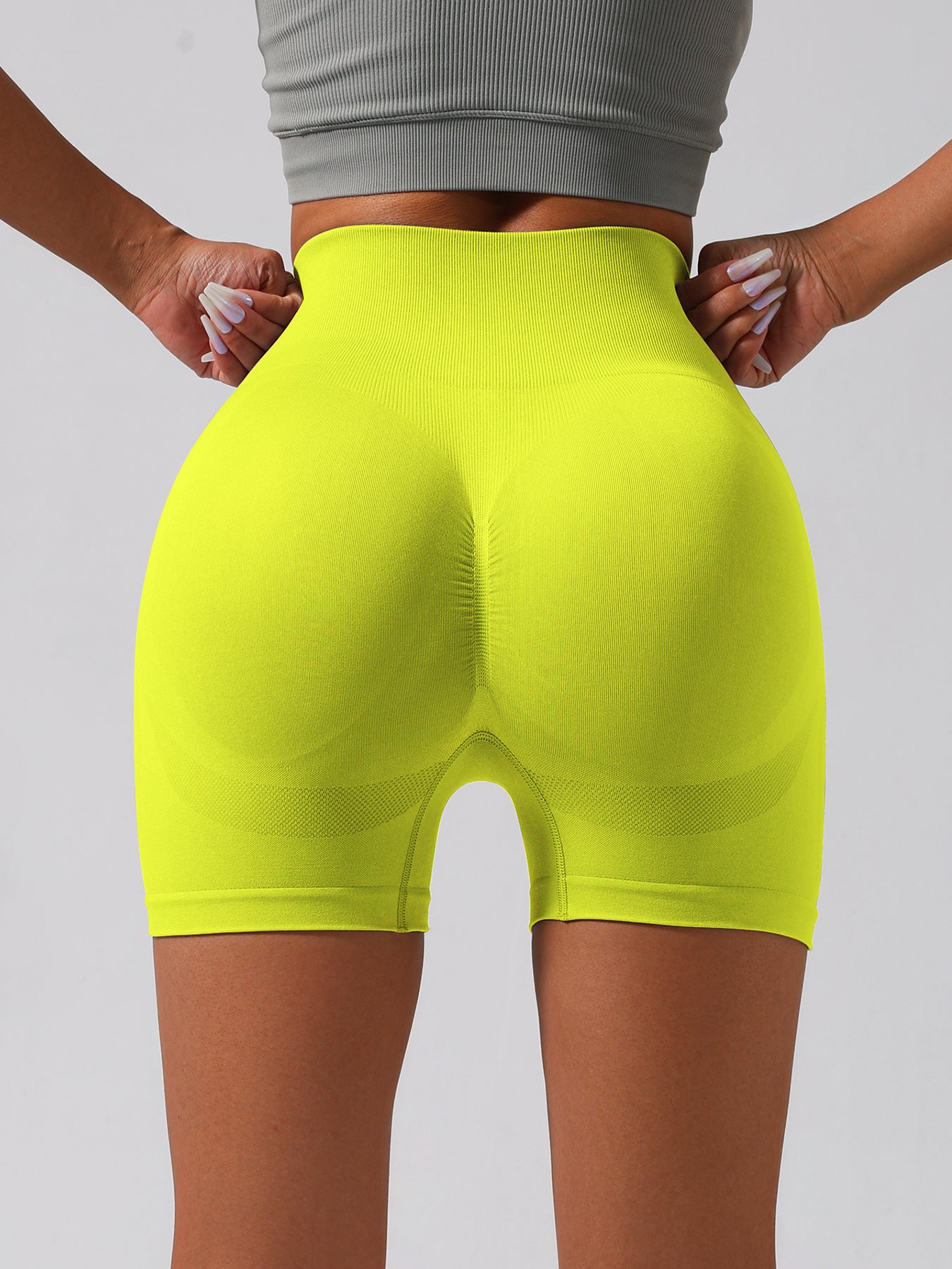 Lila Zen High-Waisted Seamless Solid Color Hip-Lifting and Tummy-Slimming Yoga Pants for Women