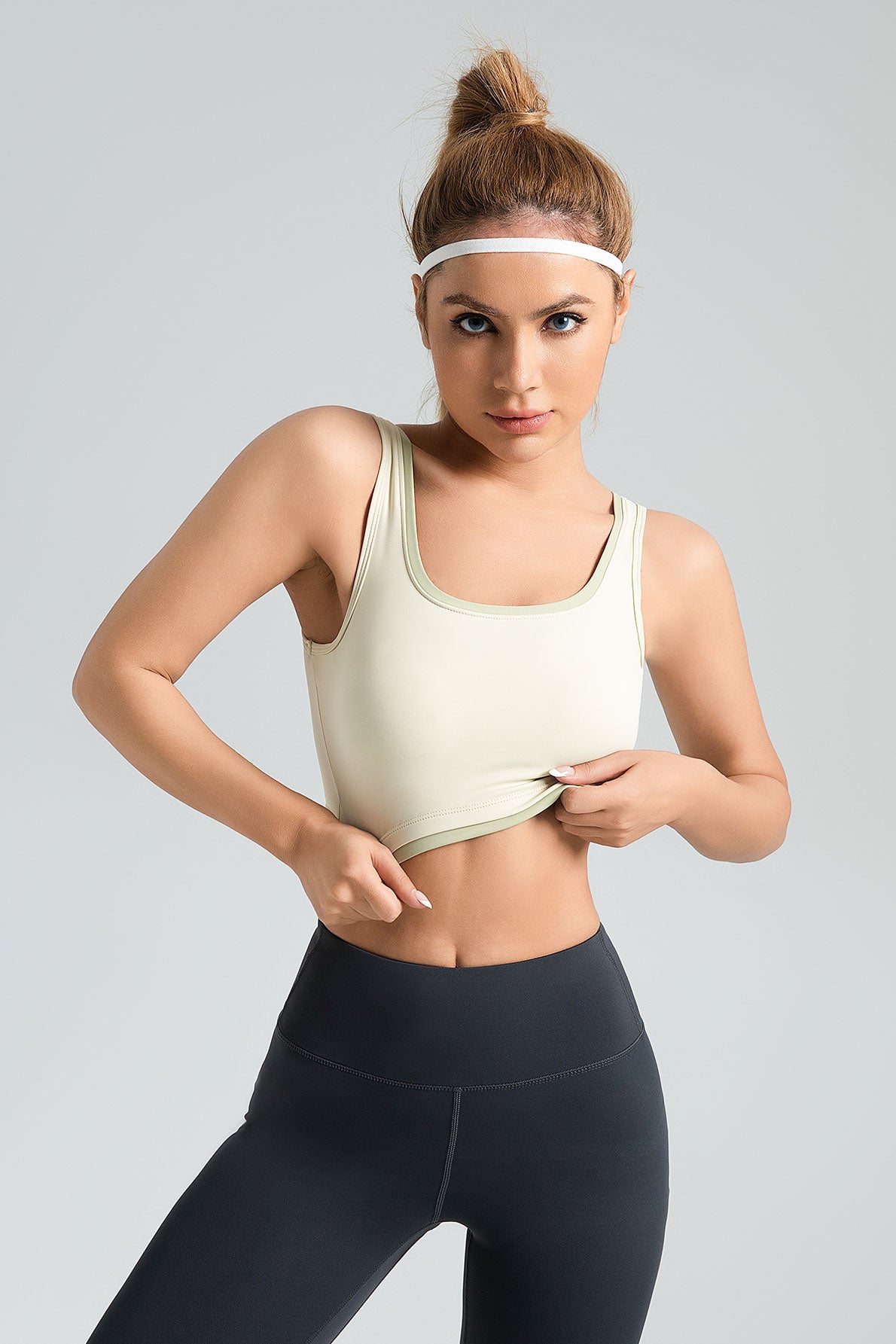 Lila Zen U U-Back Color Trim Sports Bra