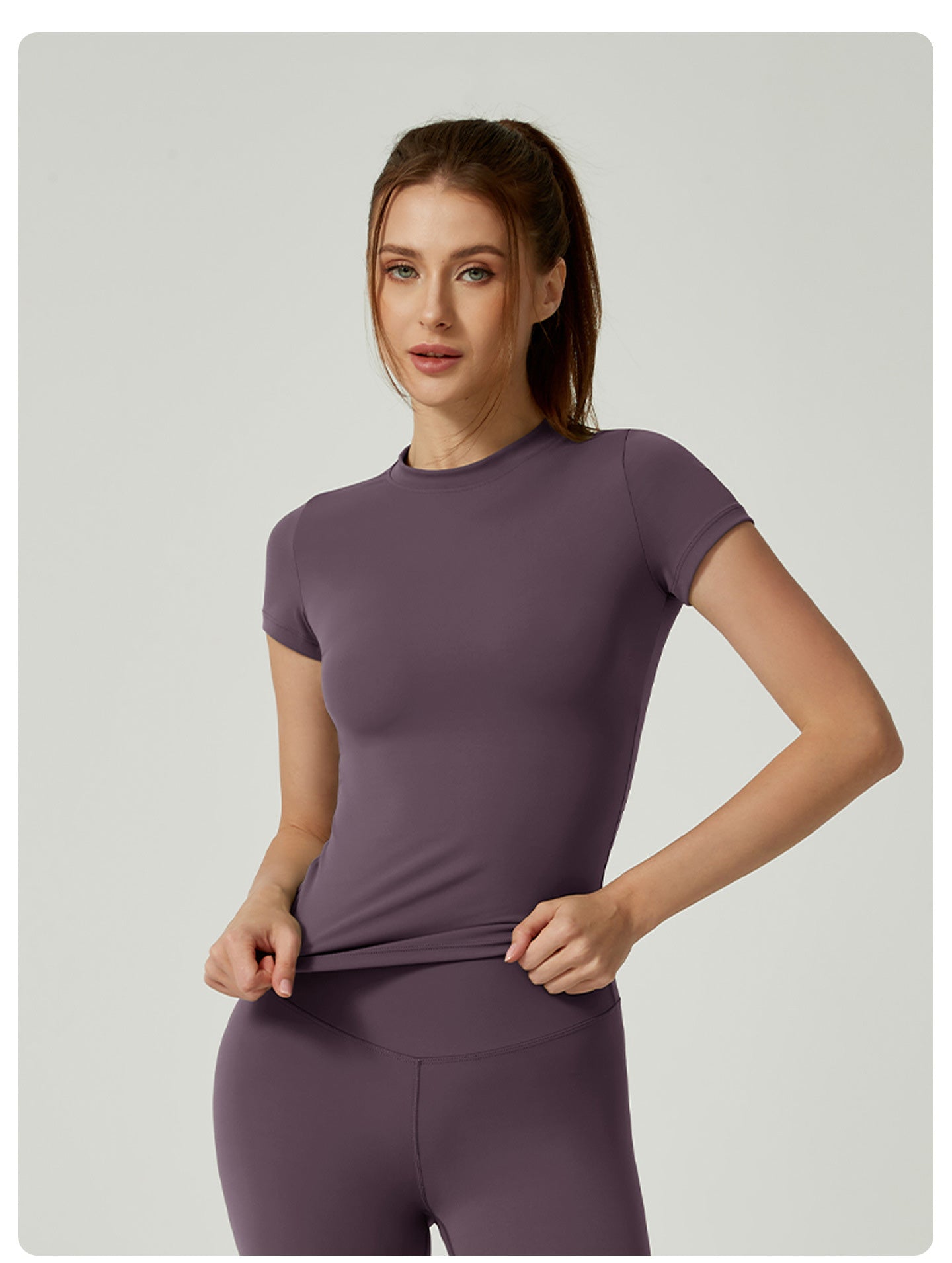 Lila Zen T Lila Zen Women's High-Performance Quick-Drying Yoga T-Shirt